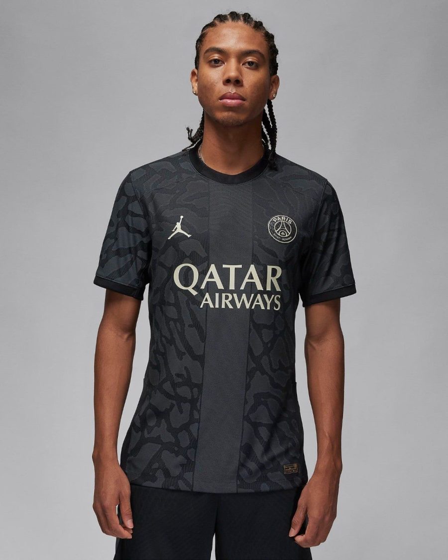 maillot-third-paris-saint-germain-2023-2024-tenue-exterieure Camisola terceira Paris Saint Germain 2023 2024 equipamento alternativa