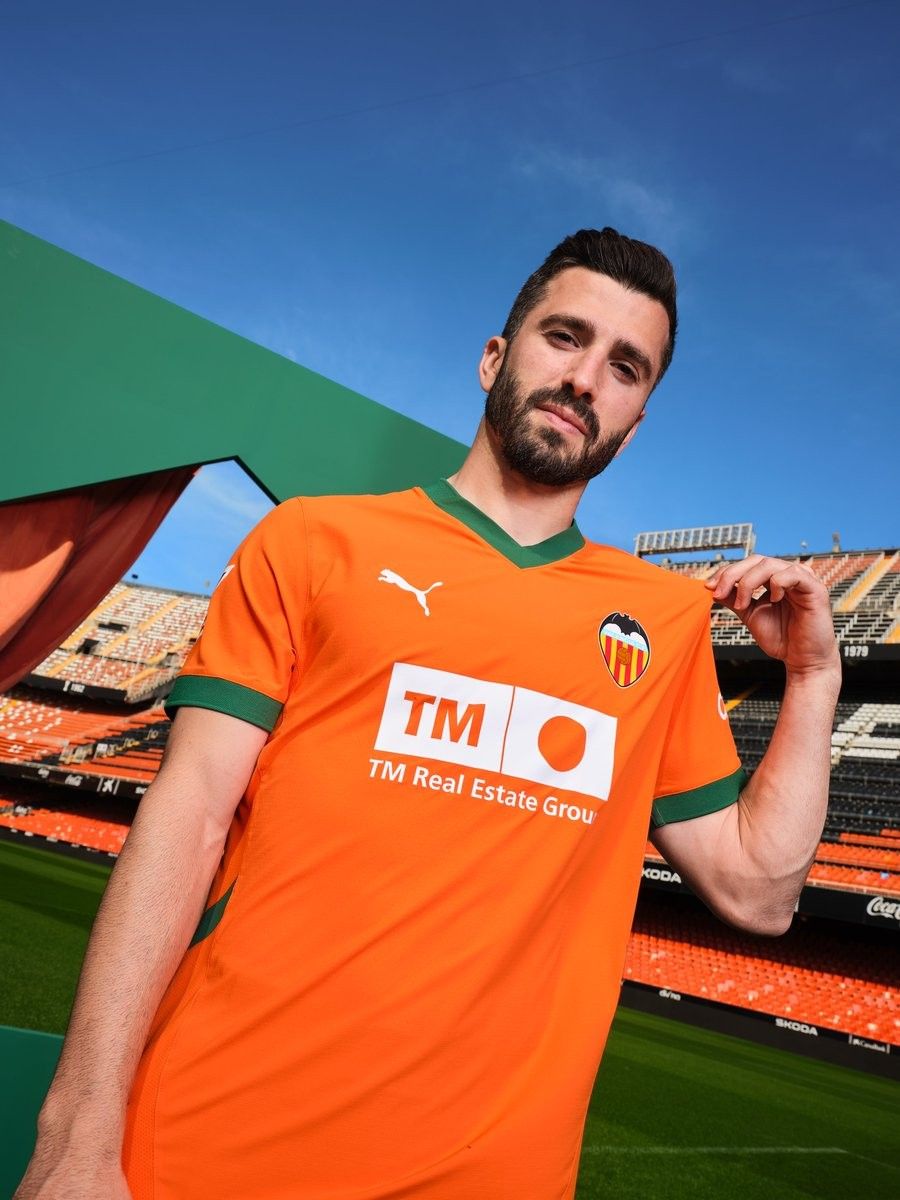 maillot-third-valencia-cf-saison-2024-2025-tenue-officielle Camisola third Valencia CF temporada 2024 2025 equipamento oficial