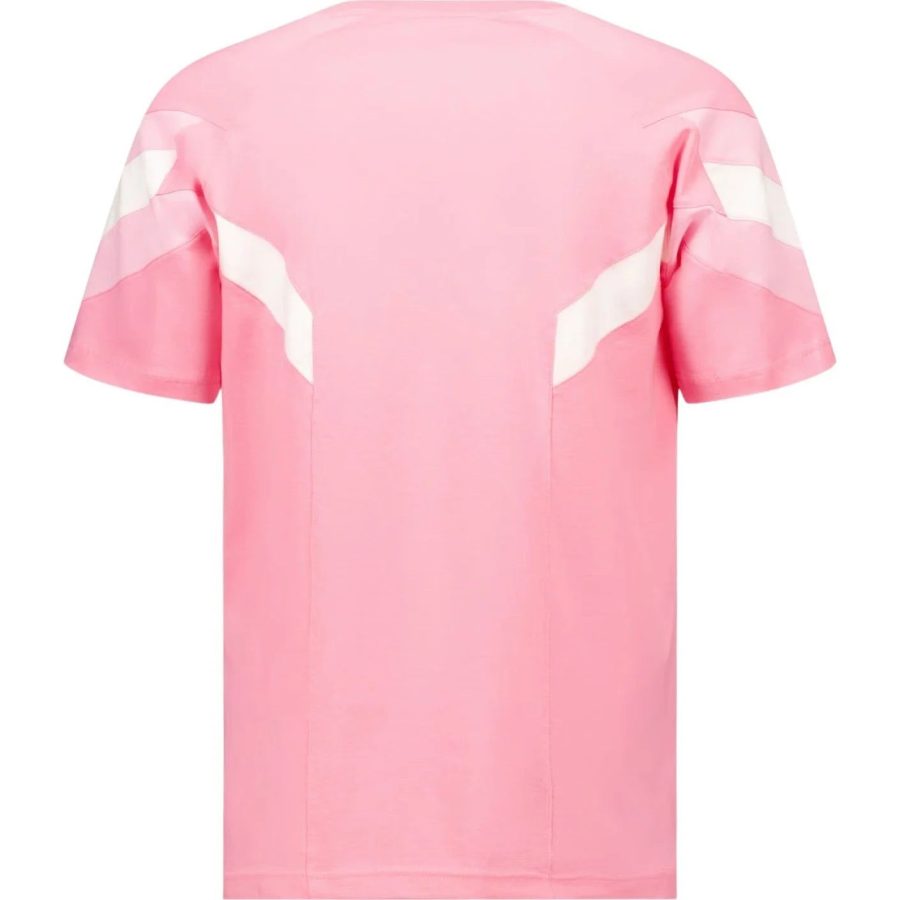 camisola de futebol Inter Miami rosa para apoiar Messi