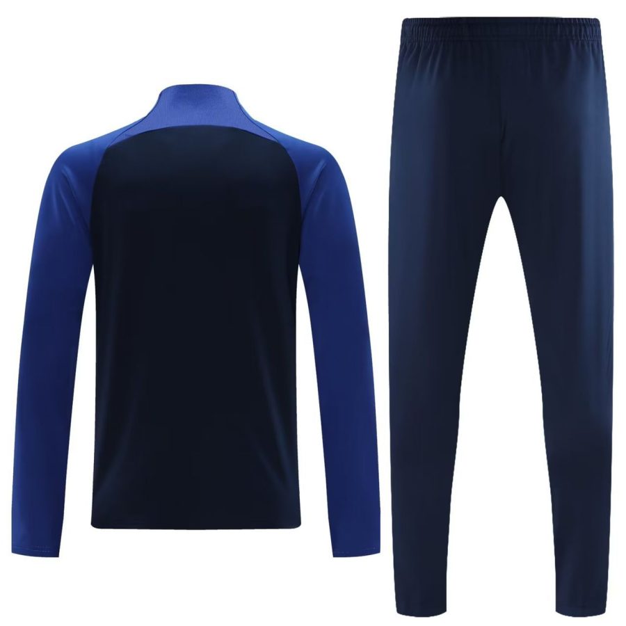 Fato de treino Al Nassr azul época 2023 2024 conjunto top e calças