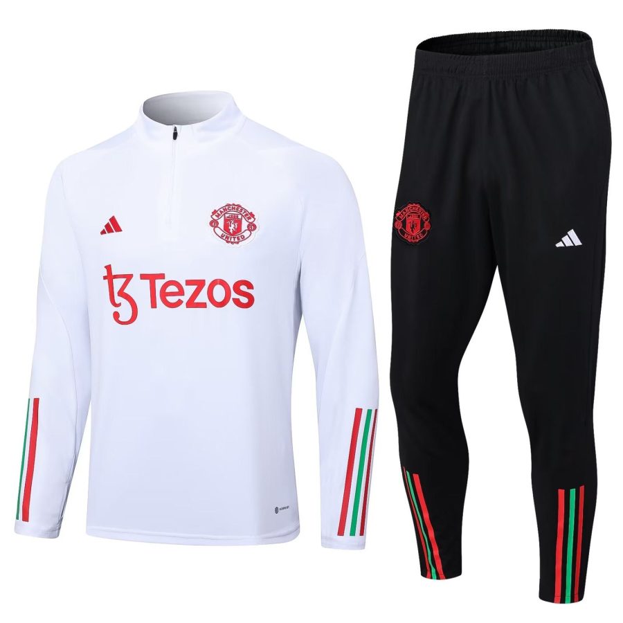 survetement-hautbas-manchester-united-blanc-20232024 SURVÊTEMENT HAUTBAS MANCHESTER UNITED BLANC 20232024