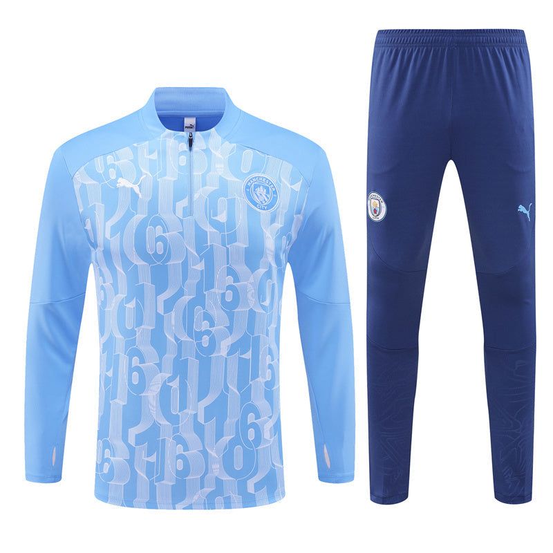fato de treino Manchester City época 2024-2025 parte superior e inferior