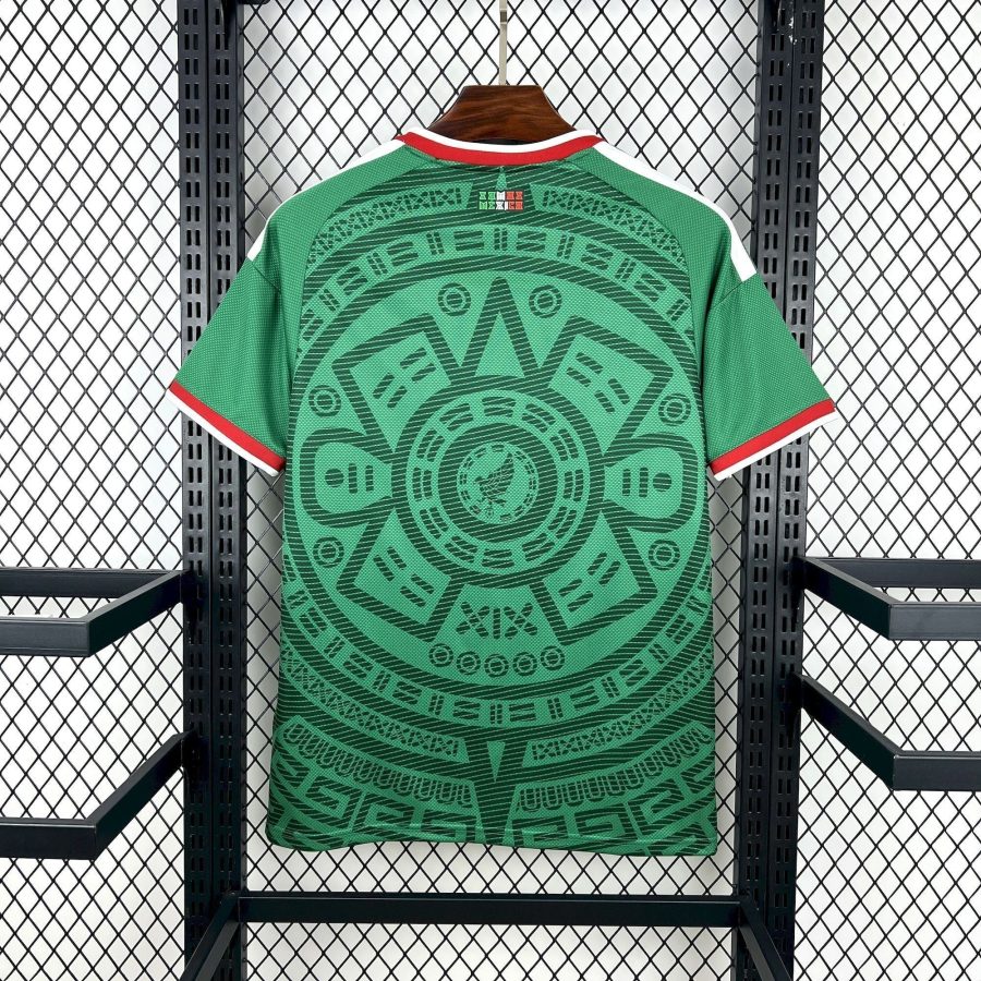 Equipamento de futebol México versão principal para fãs