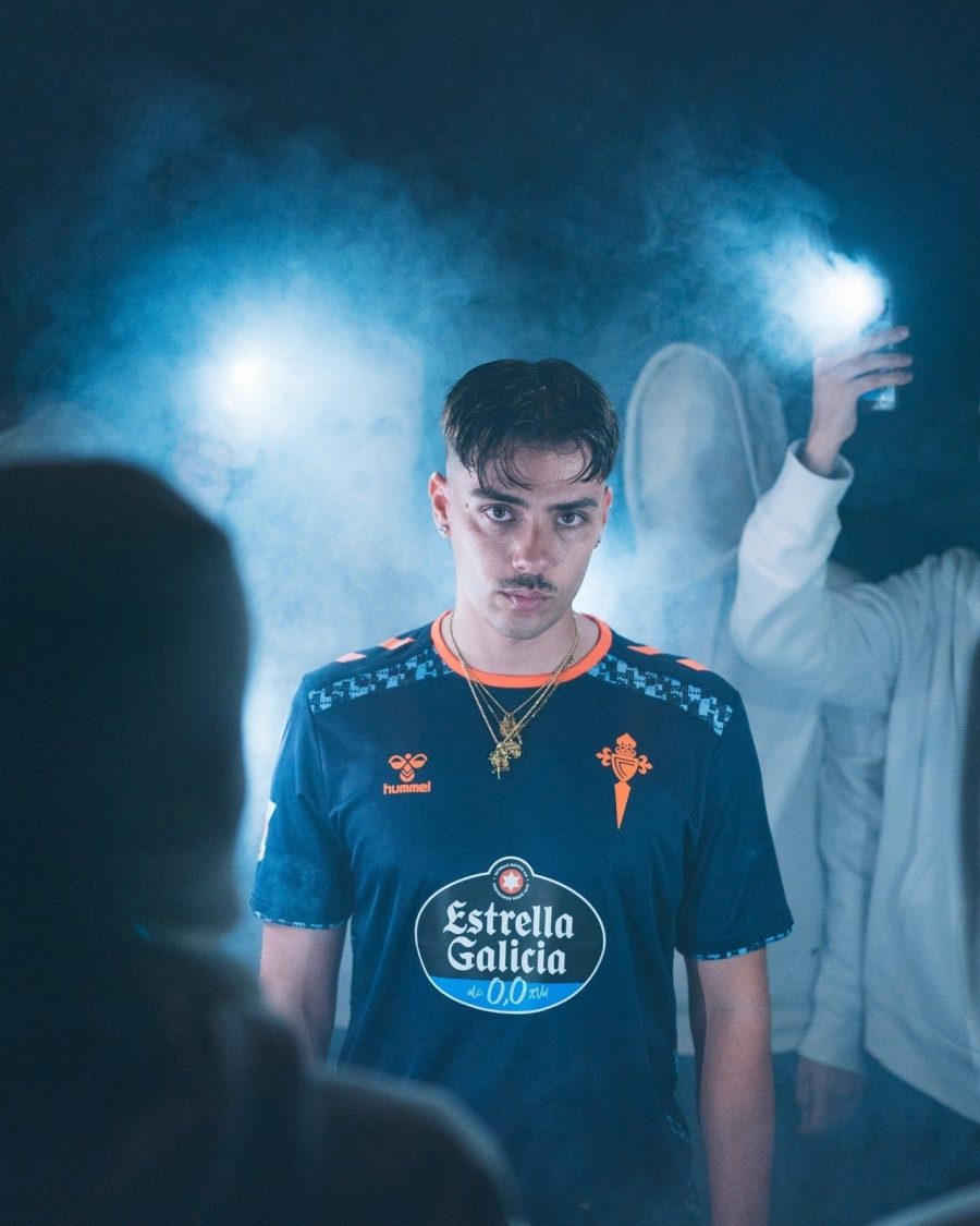 Equipamento de futebol Celta Vigo alternativa com design oficial 2024 2025