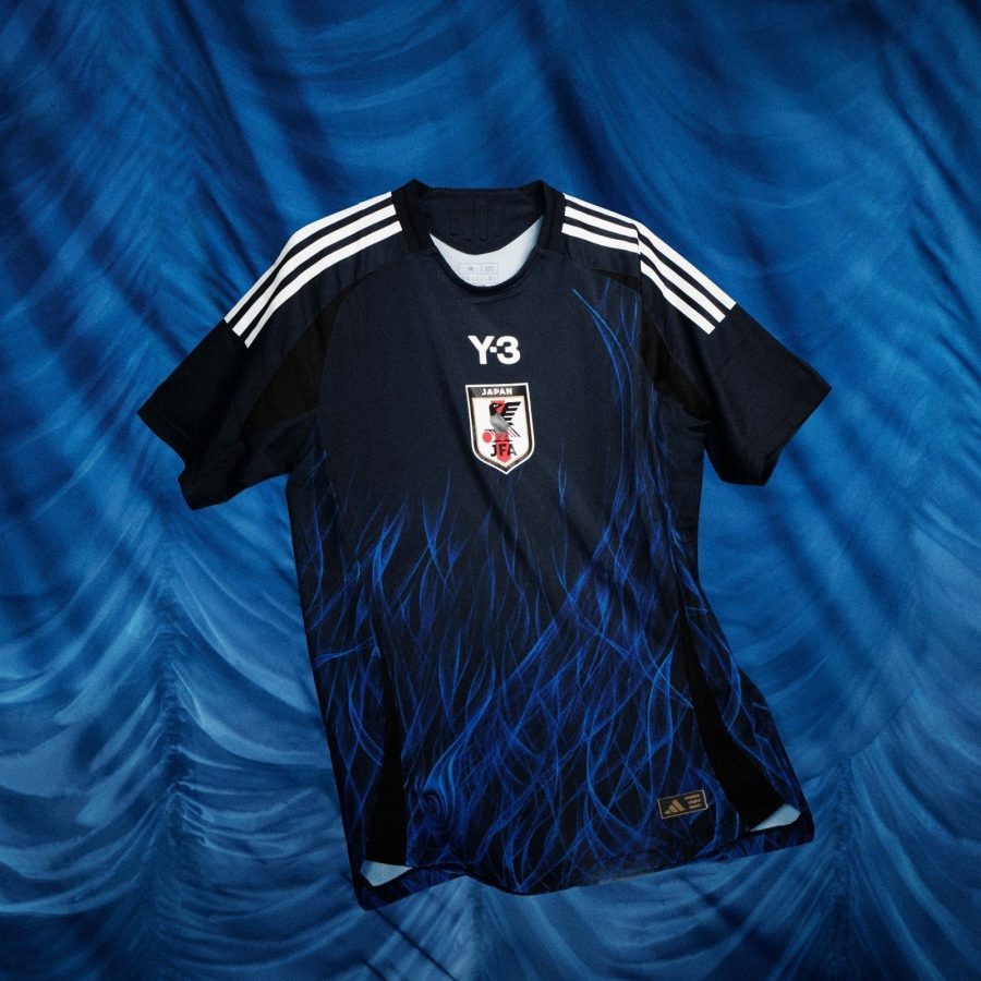 Equipamento de futebol Japão principal 2024 top adepto azul marinho