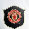 Equipamento de futebol Manchester United vermelho modelo alternativo vintage