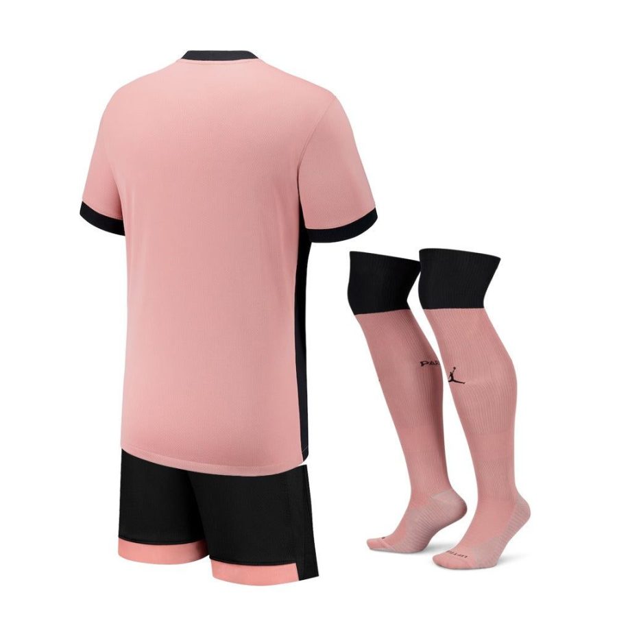 tenue-enfant-paris-saint-germain-third-saison-2024-2025-maillot-et-short Equipamento criança Paris Saint Germain Third época 2024 2025 camisola e calção
