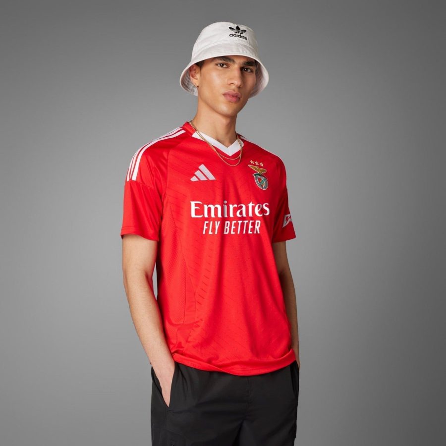 equipamento oficial Benfica vermelho para adepto versão casa 2024 2025