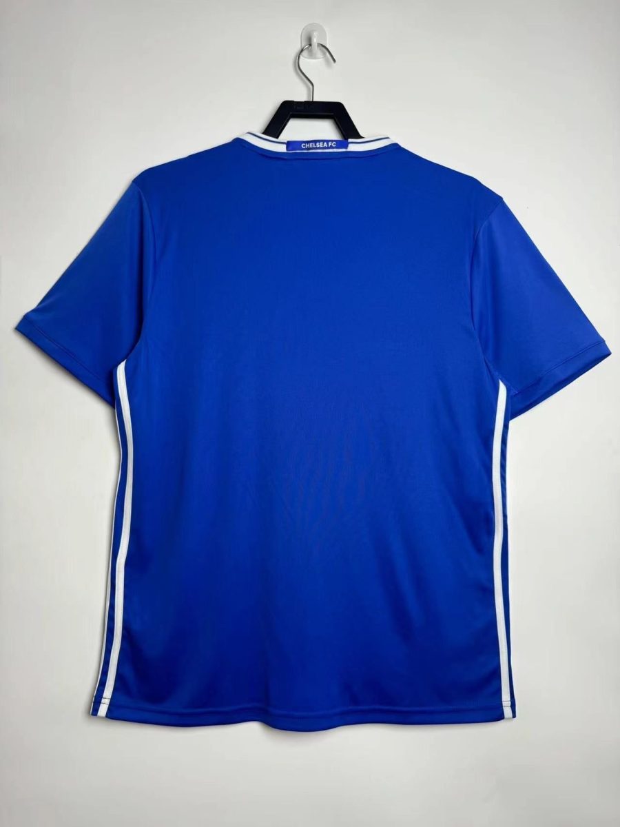 tenue-officielle-chelsea-a-domicile-2016-2017-jersey-bleu-de-football Equipamento oficial Chelsea Principal 2016 2017 camisola azul de futebol