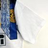 Equipamento oficial Inter Milão alternativa estilo vintage época noventa e cinco noventa e seis