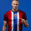tenue-officielle-norvege-home-2024-jersey-rouge-pour-supporter-des-vikings equipamento oficial Noruega casa 2024 jersey vermelho para apoiar os Vikings