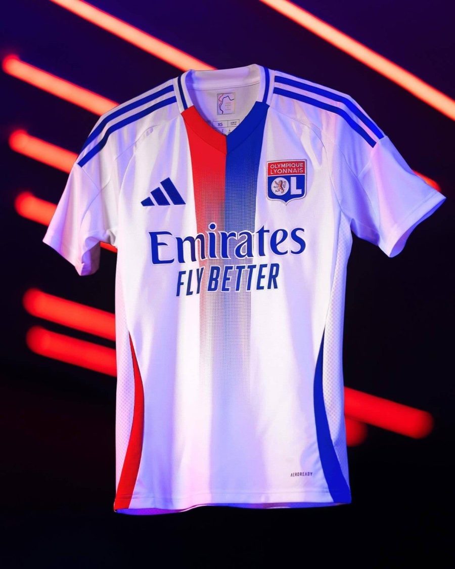 tenue-officielle-ol-domicile-nouveau-maillot-supporter-rouge-et-bleu tenue officielle ol domicile nouveau maillot supporter rouge et bleu