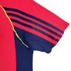equipamento oficial roja principal flocagem retro futebol espanhol