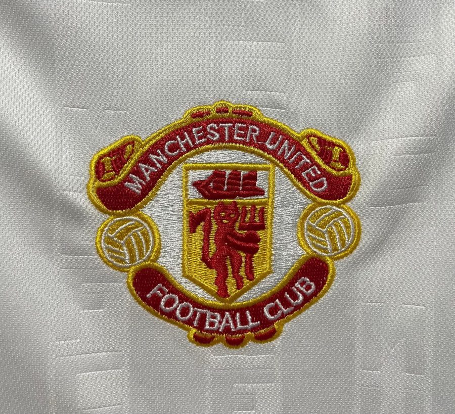 Túnica de futebol Manchester United alternativa coleção retro 1988 1989