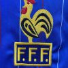 tunique-football-france-domicile-annee-mille-neuf-cent-quatre-vingt-deux-style-classique Túnica futebol França Principal ano mil novecentos e oitenta e dois estilo clássico
