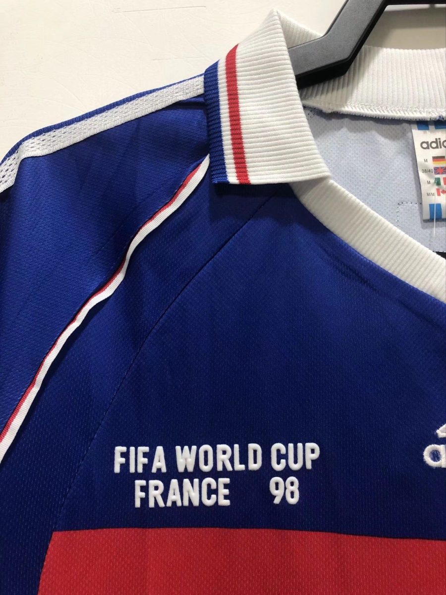 Túnica oficial dos Bleus mundial 1998 versão principal