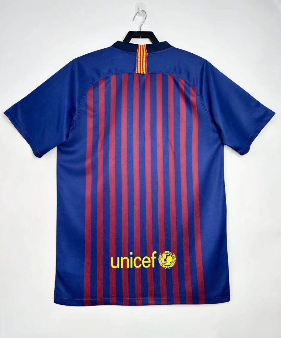 tunique-officielle-fc-barcelone-domicile-rouge-et-bleu Túnica oficial FC Barcelona principal vermelha e azul
