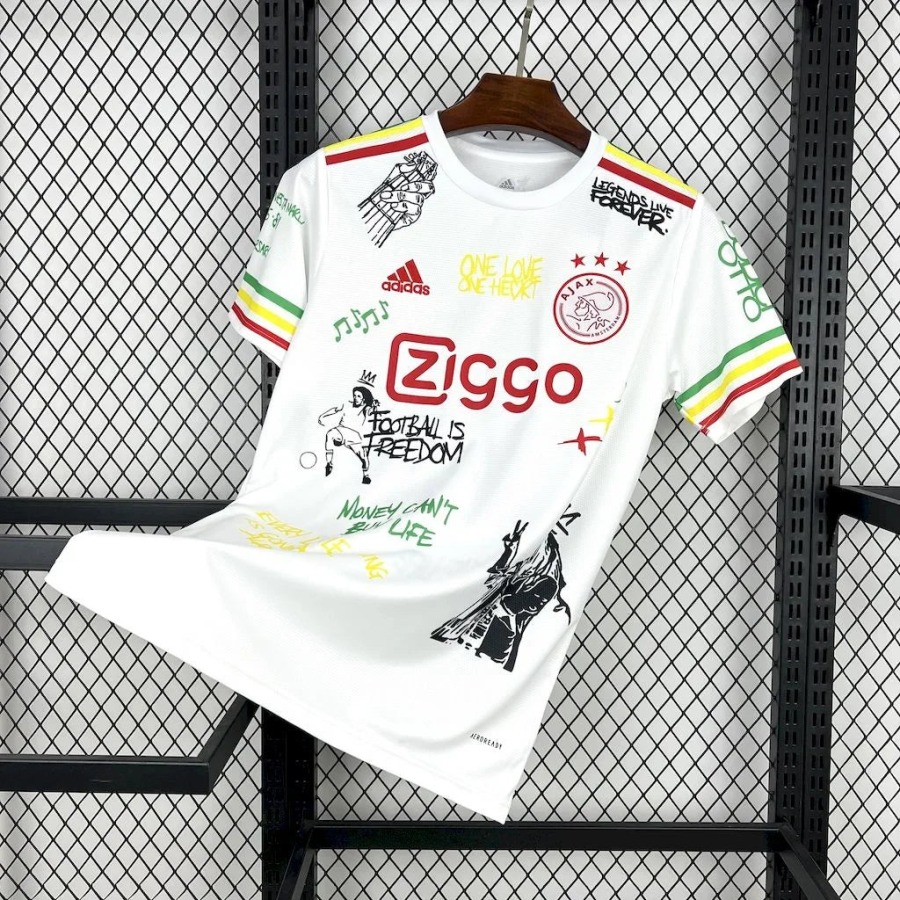 Camisola Ajax Amsterdam Bob Marley 2025 2026