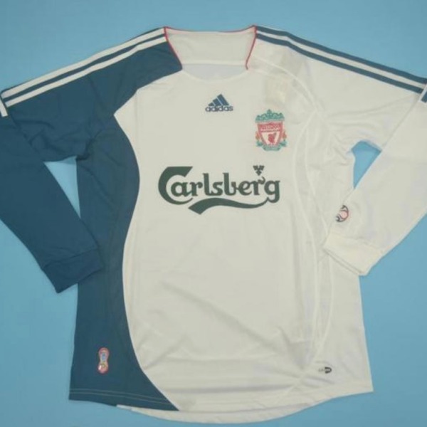 Camisola Liverpool 2006/07 Alternativa Mangas Compridas