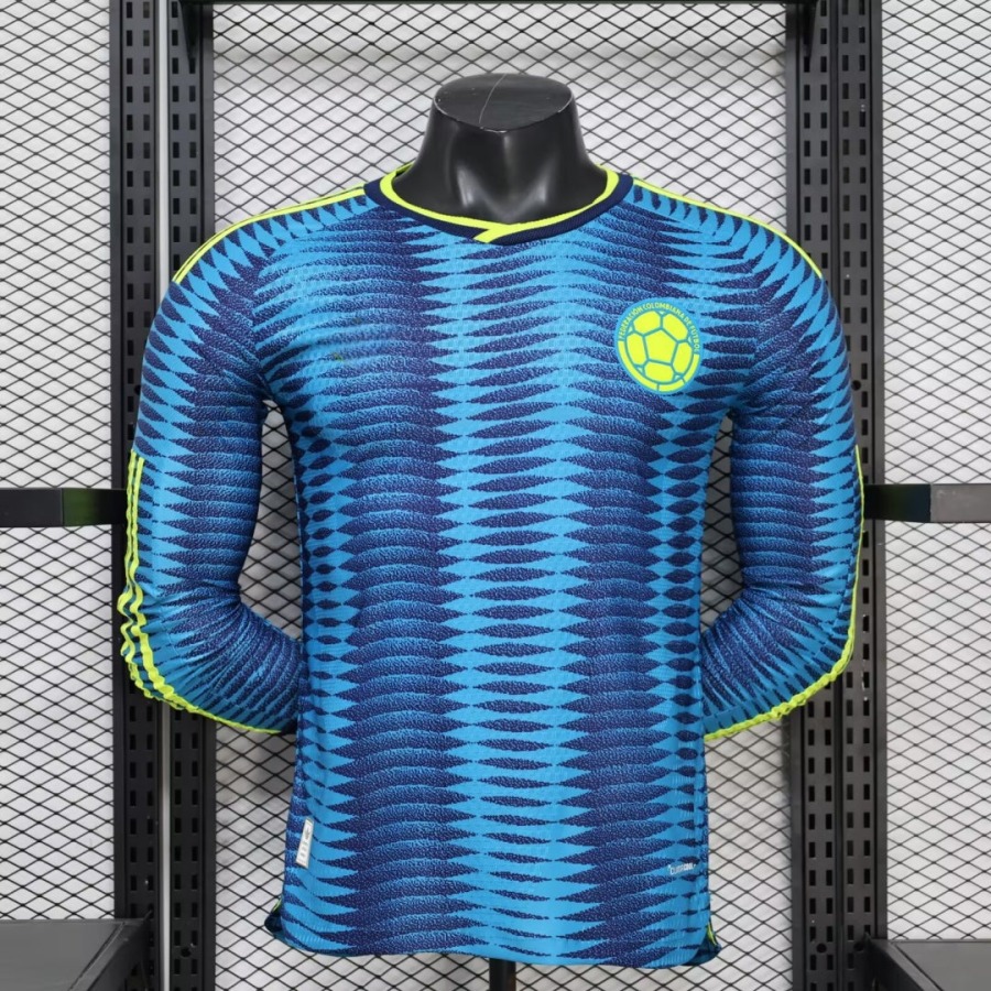 Camisola Colômbia Alternativa 2026 Mangas Compridas