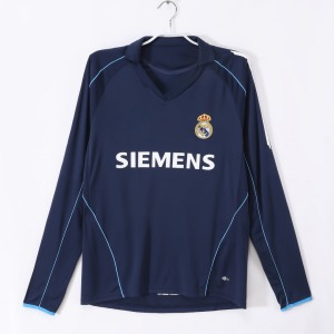 Camisola Real Madrid Alternativa 2005-2006 Mangas Compridas