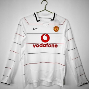 Camisola Manchester United Alternativa 2003-2004 Mangas Compridas