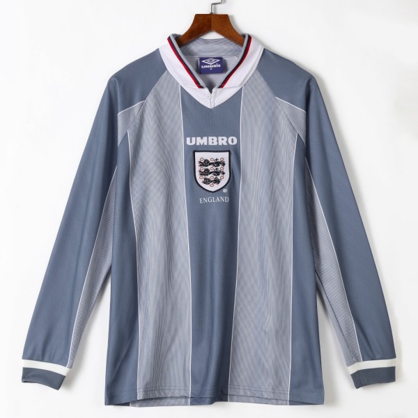Camisola Inglaterra Alternativa 1996 Retro Mangas Compridas
