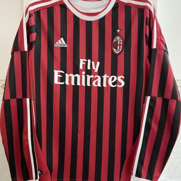 Camisola AC Milan Principal Mangas Compridas 2011/12