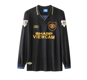 Camisola Manchester United 1993/94 Alternativa Mangas Compridas