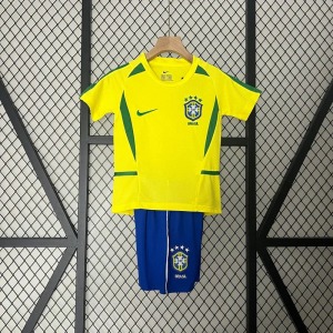 Camisola Criança Brasil Retro 2002