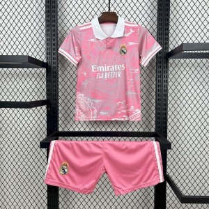 Camisola Real Madrid Criança Rosa 24/25