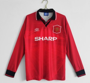 Camisola Manchester United 1994/95 Principal Mangas Compridas