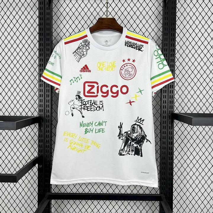 Camisola Ajax Amsterdam Bob Marley 2025 2026