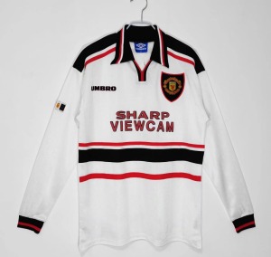 Camisola Manchester United 1998/99 Alternativa Mangas Compridas