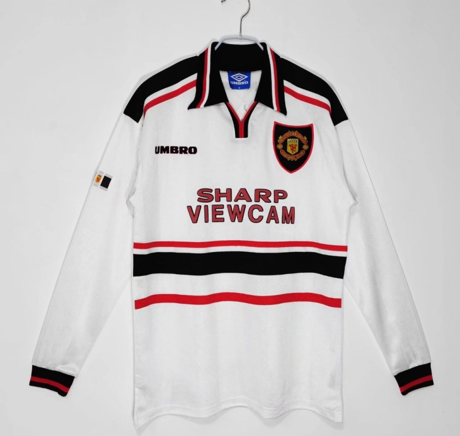 Camisola Manchester United 1998/99 Alternativa Mangas Compridas