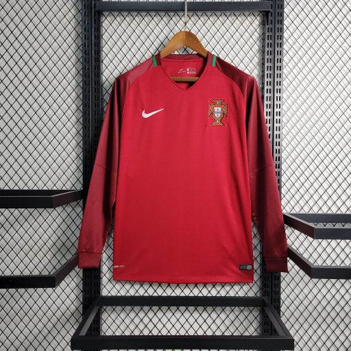 Camisola Portugal Retro 2016 Mangas Compridas