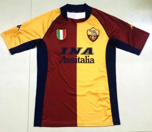 Camisola AS Roma Principal 2001/02