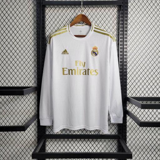 Camisola Real Madrid 2019-2020 Mangas Compridas Retro