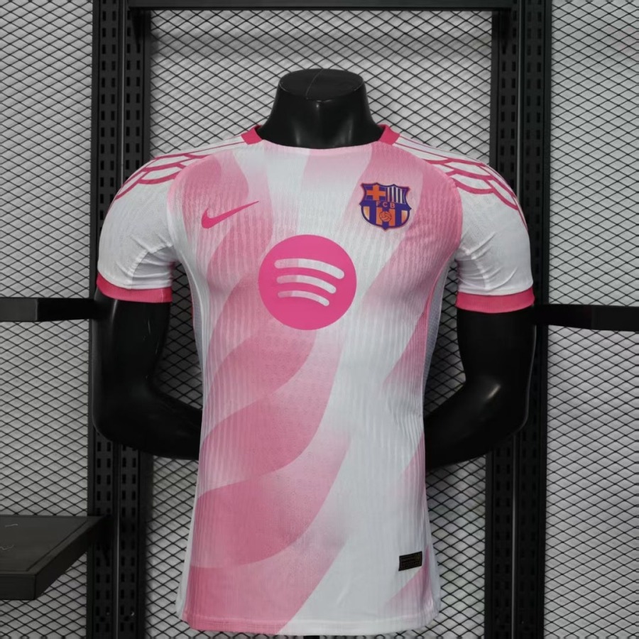 Camisola Barcelona 2024/25 Rosa Player Edition