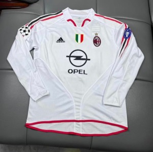 Camisola AC Milan 2004/05 Alternativa Mangas Compridas