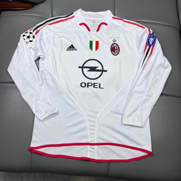 Camisola AC Milan 2004/05 Alternativa Mangas Compridas