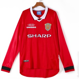 Camisola Manchester United Principal 1999-2000 Mangas Compridas