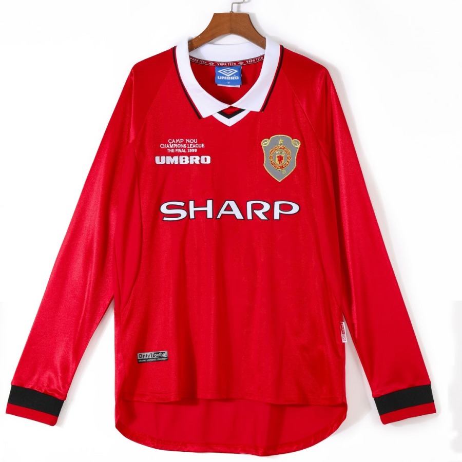 Camisola Manchester United Principal 1999-2000 Mangas Compridas
