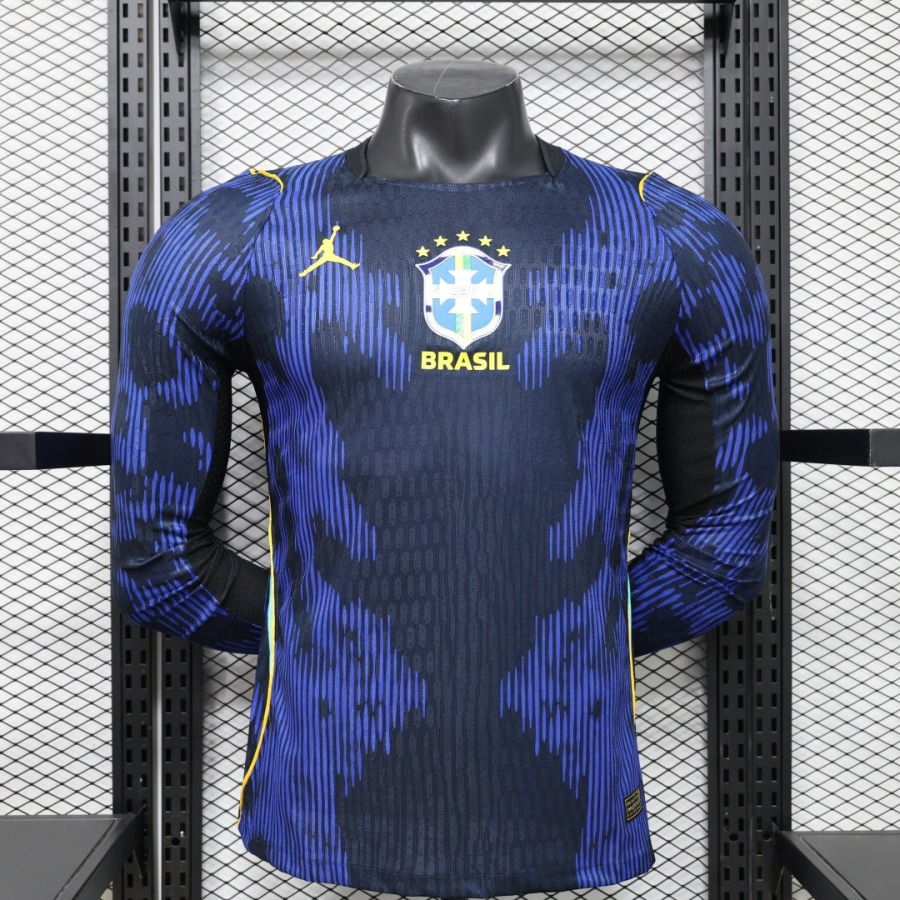 Camisola Brasil 2026 Alternativa Player Mangas Compridas