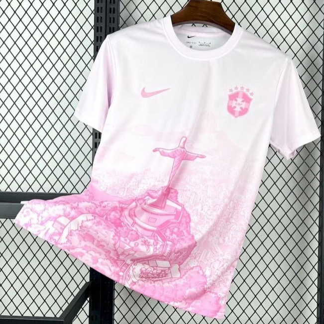 Camisola Brasil 25/26 Rosa Edição Especial