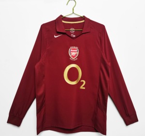 Camisola Arsenal 2005/06 Principal Mangas Compridas