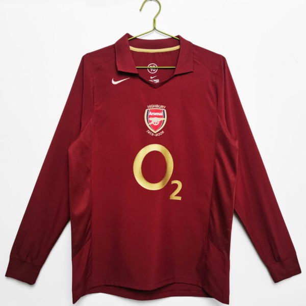 Camisola Arsenal 2005/06 Principal Mangas Compridas