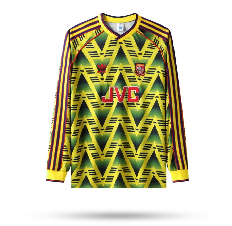 Camisola Arsenal 1992/93 Alternativa Mangas Compridas
