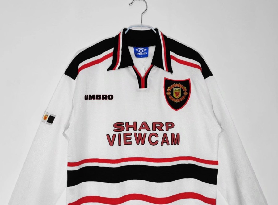 Camisola Manchester United 1998/99 Alternativa Mangas Compridas
