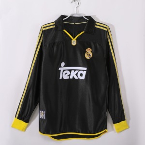 Camisola Real Madrid Alternativa 1999-2001 Mangas Compridas